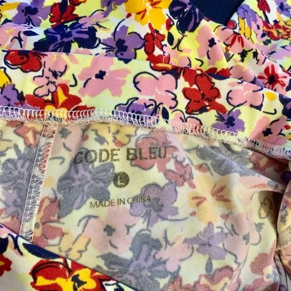 Code Bleu Girls Muiltcolor Floral Leggings - Picture 4 of 4